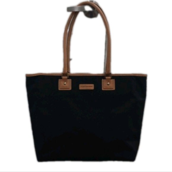 Hartmann Handbags - Hartmann Black and Tan Women's Tote Bag
